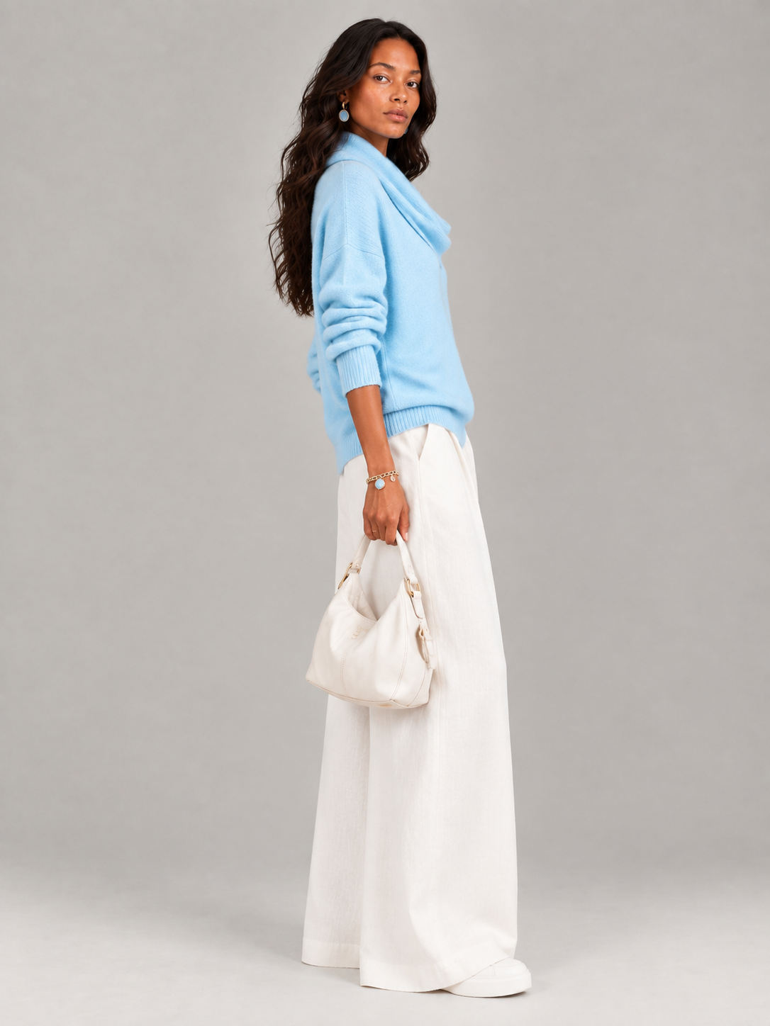 Justine™ | Pull à col drapé