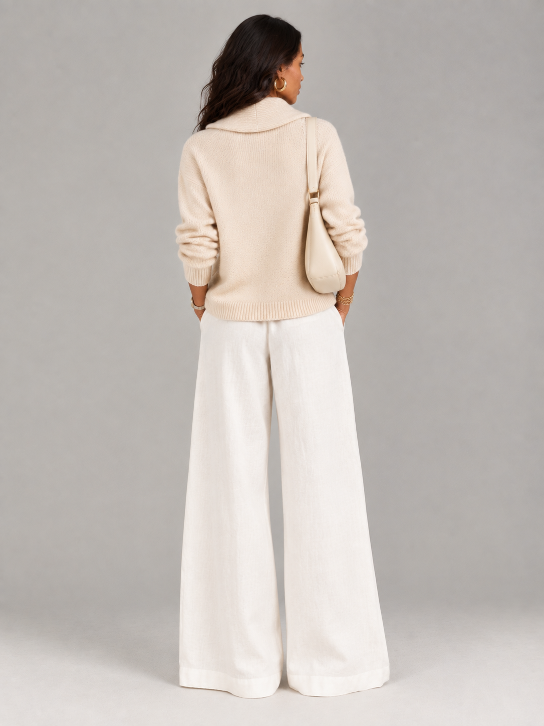 Justine™ | Pull à col drapé