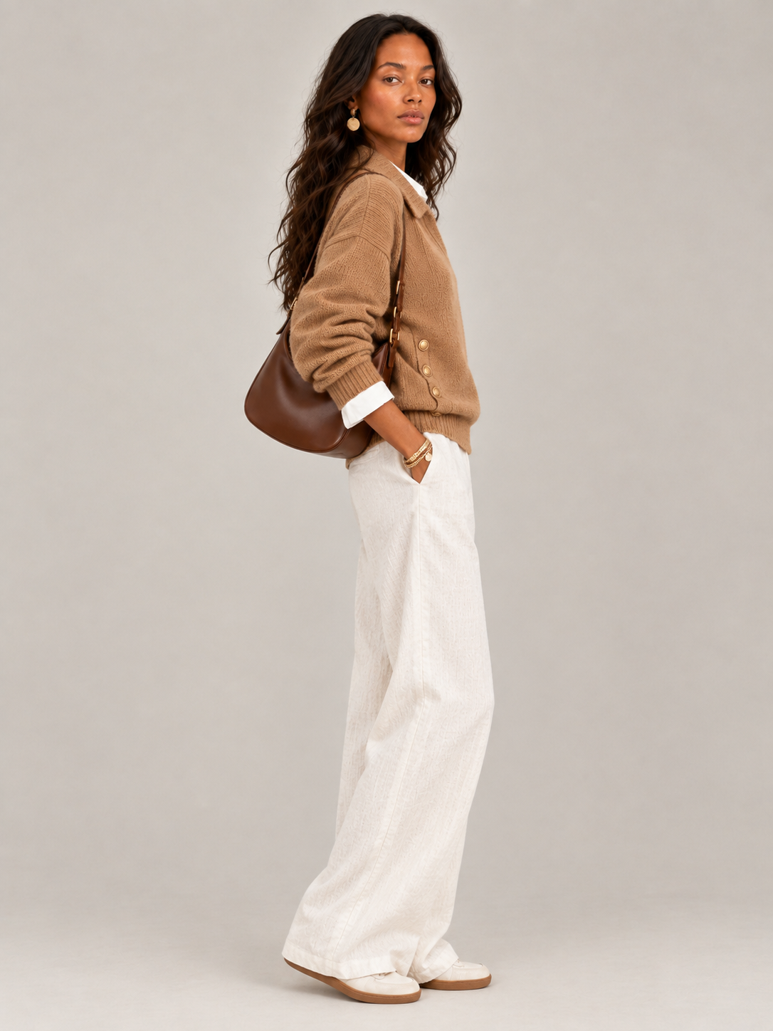 Valentine™ | Pull avec col polo et boutons