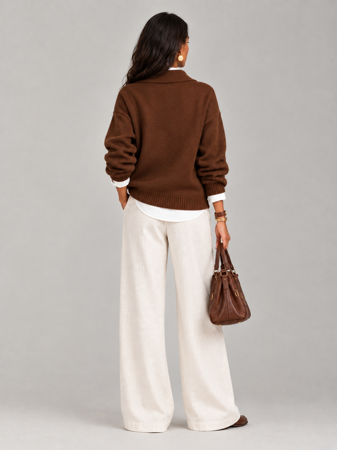 Valentine™ | Pull avec col polo et boutons