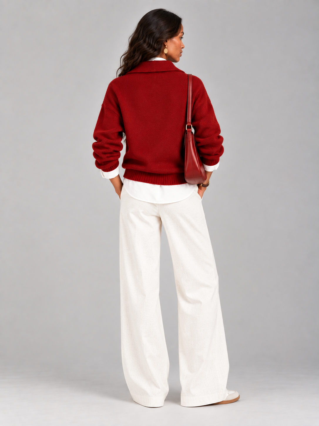 Valentine™ | Pull avec col polo et boutons