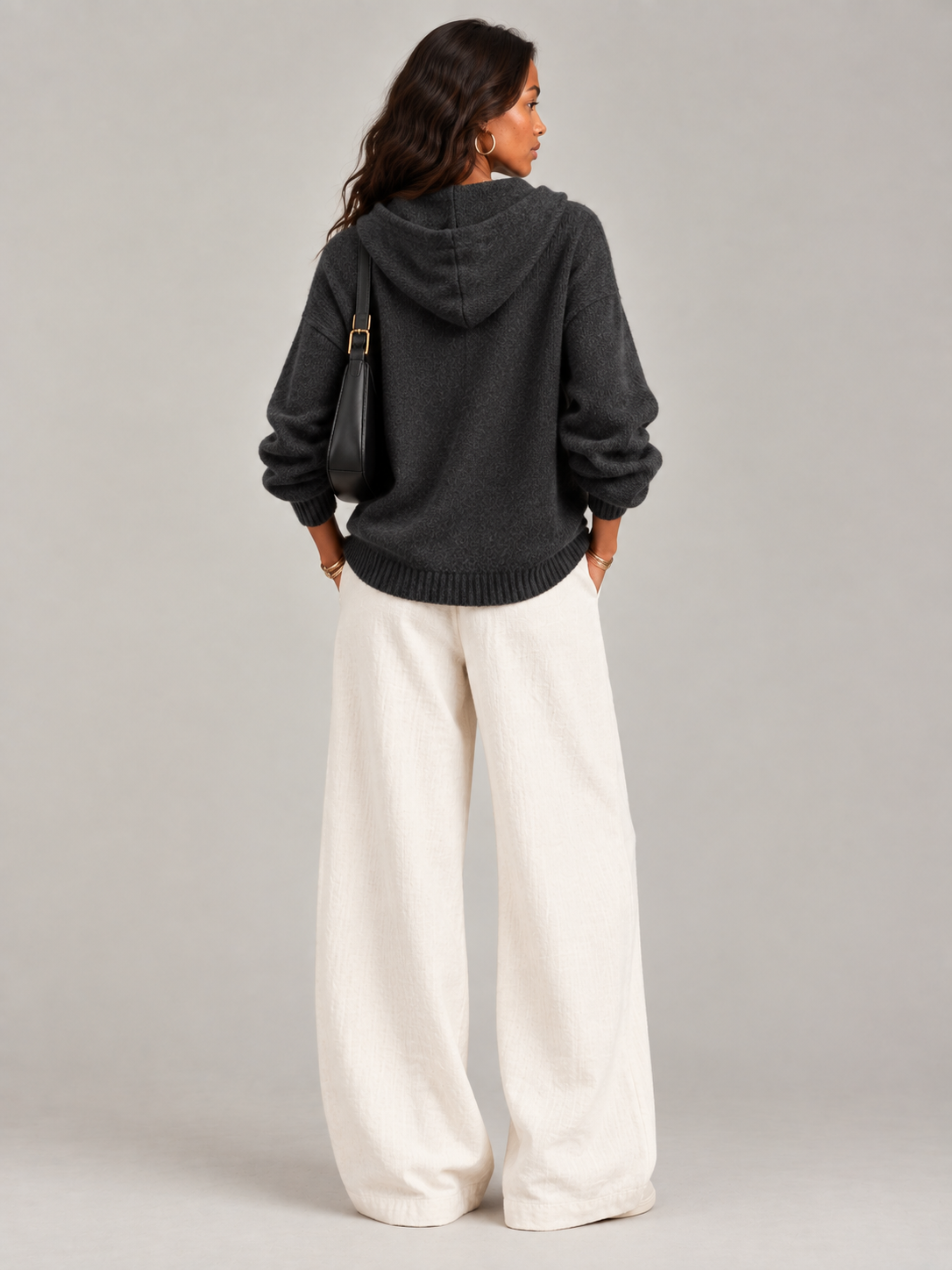 Bérénice™ | Veste en maille avec capuche et boutons