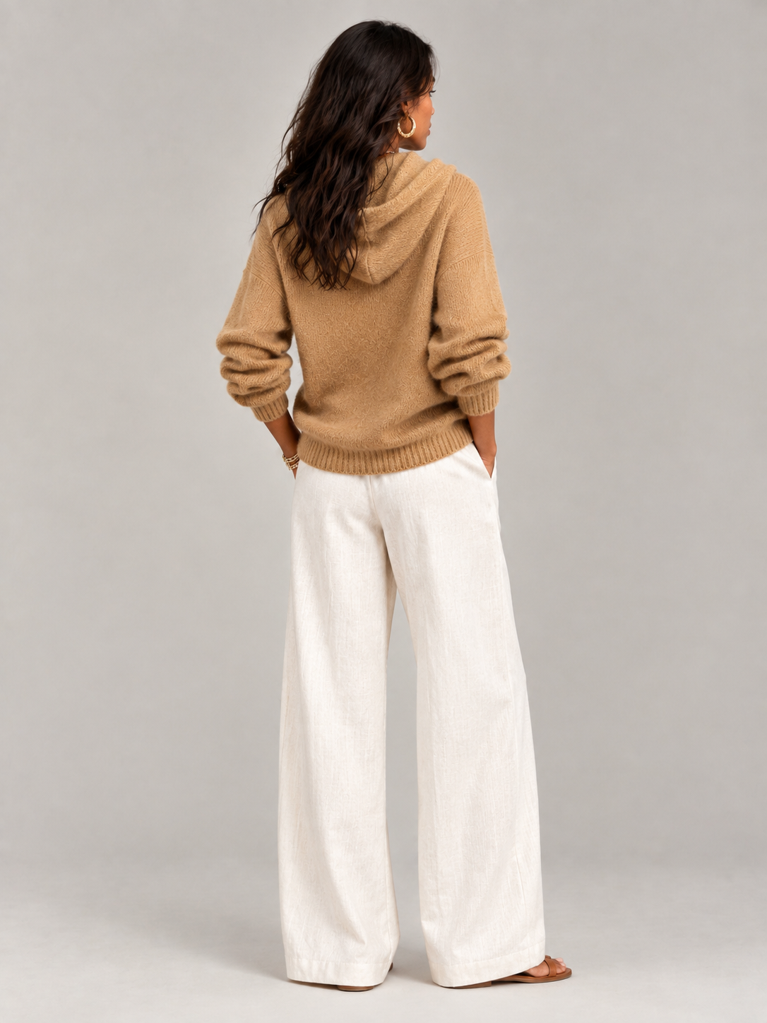Bérénice™ | Veste en maille avec capuche et boutons
