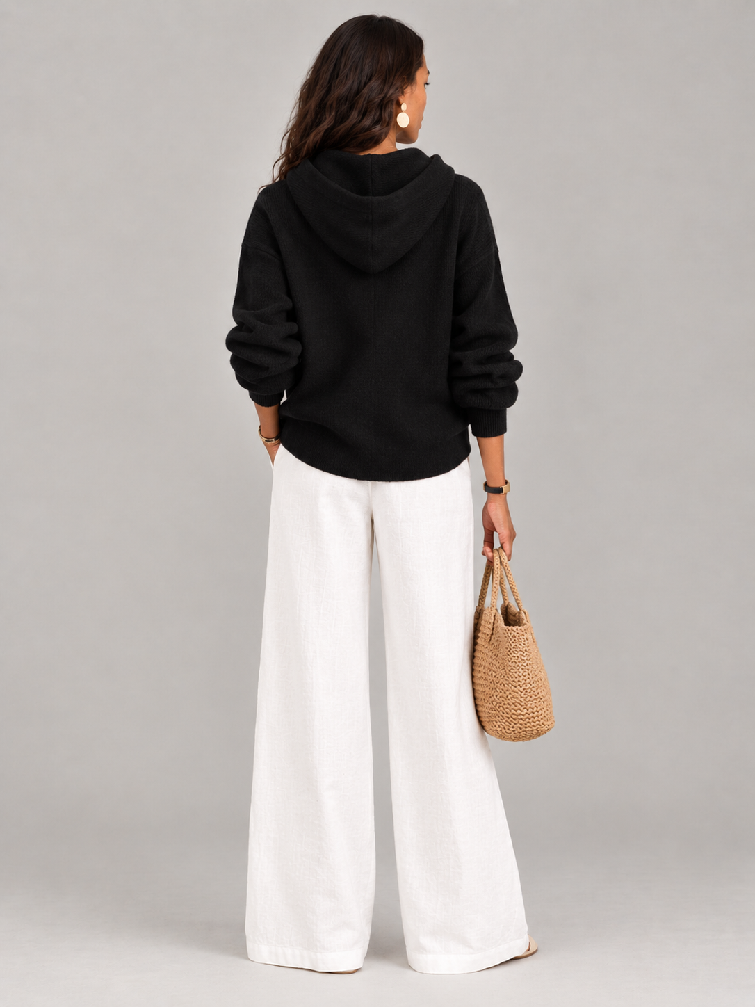 Rosalie™ | Veste en tricot avec capuche