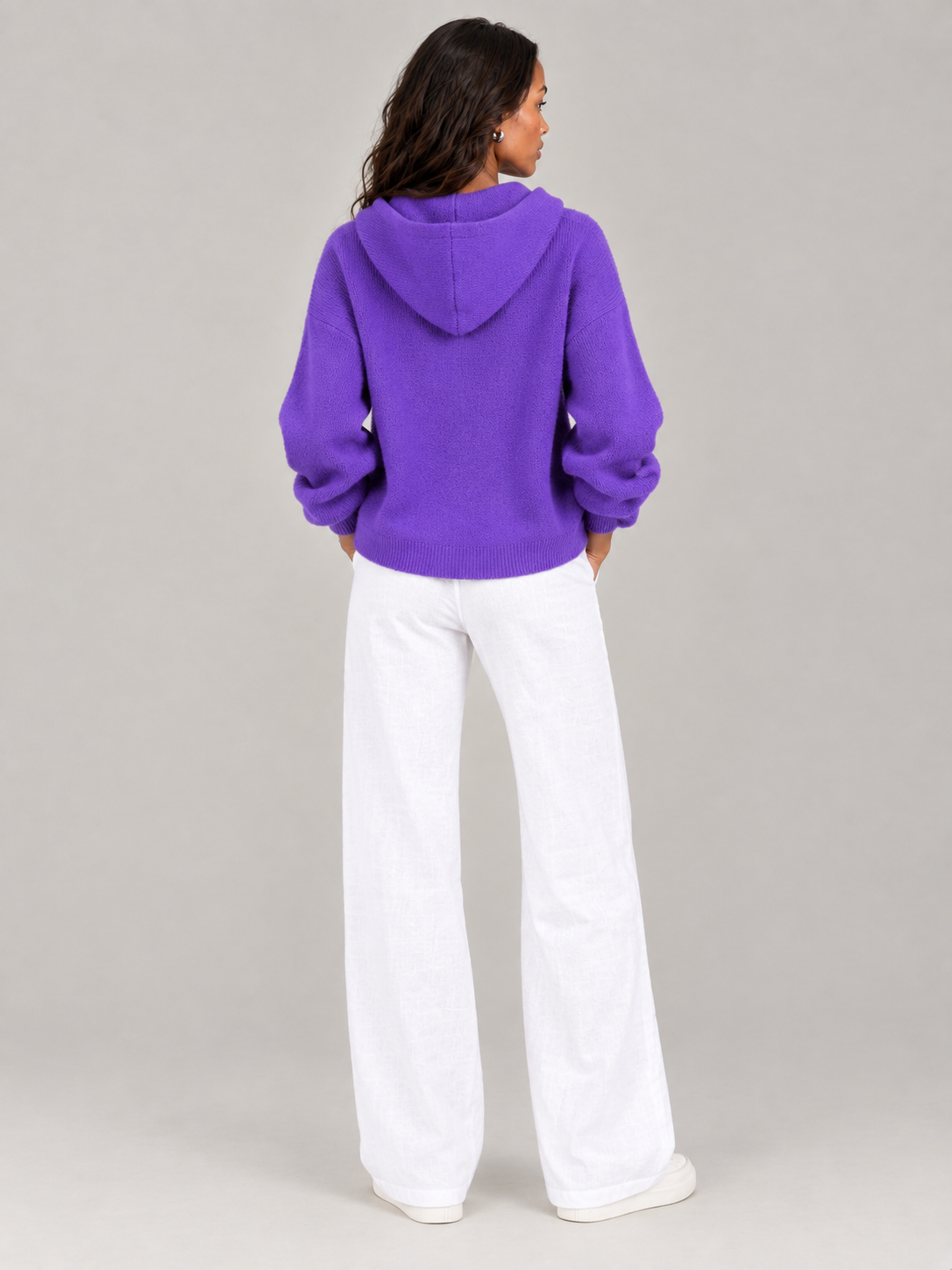 Rosalie™ | Veste en tricot avec capuche