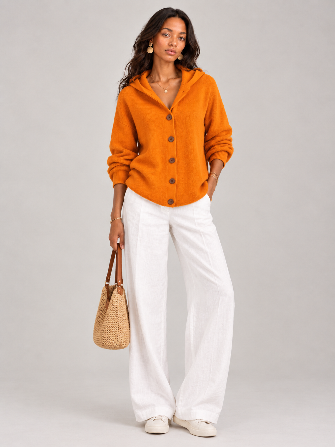 Rosalie™ | Veste en tricot avec capuche