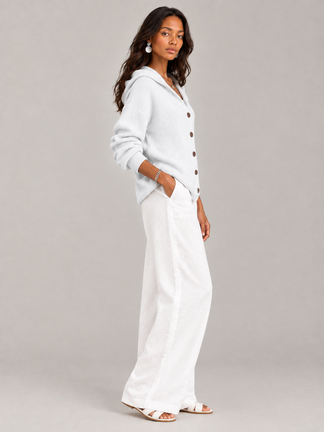 Rosalie™ | Veste en tricot avec capuche
