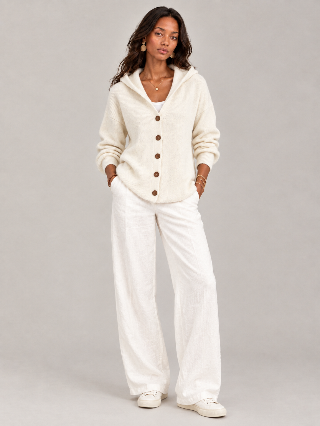 Rosalie™ | Veste en tricot avec capuche