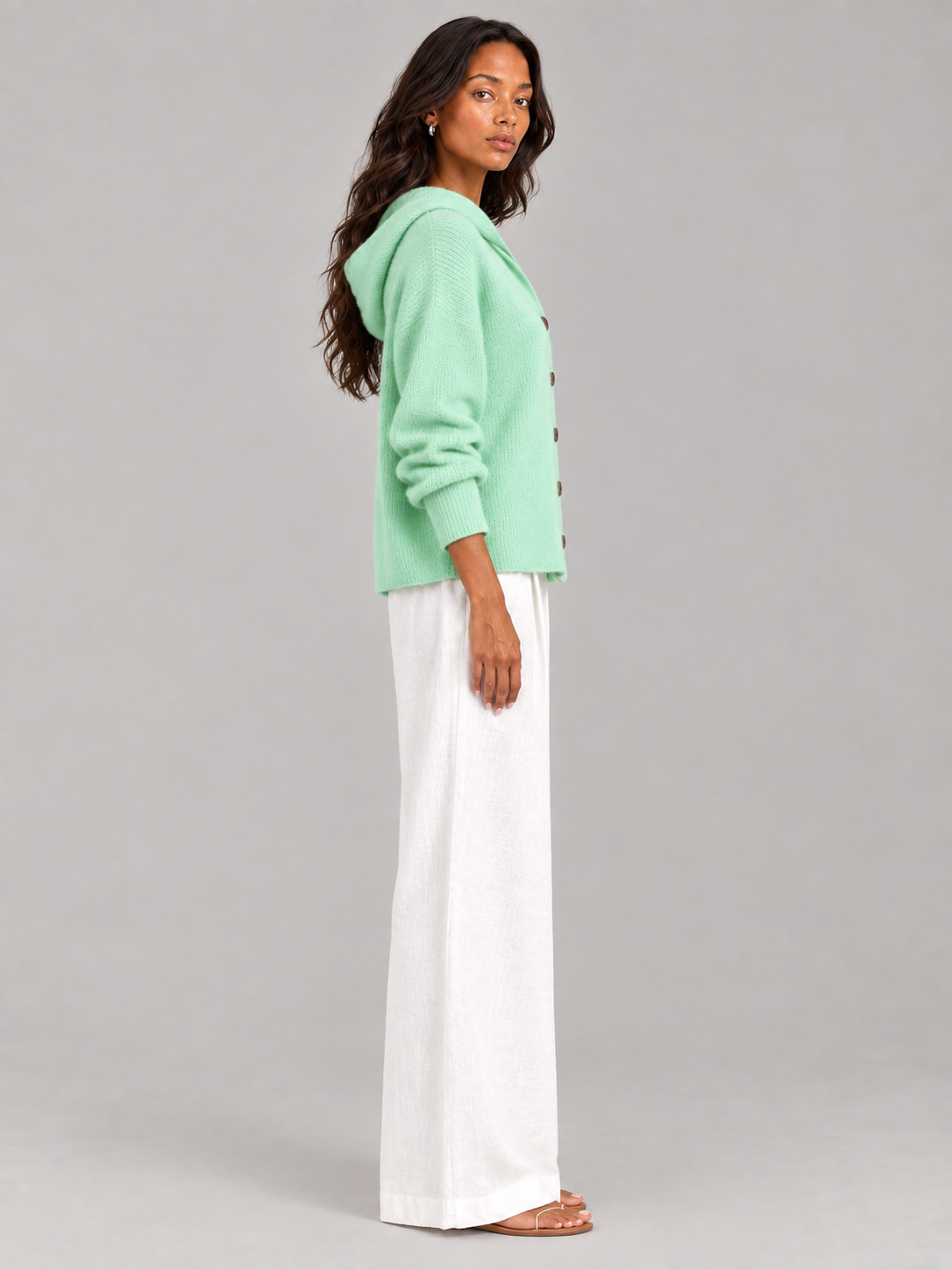 Rosalie™ | Veste en tricot avec capuche