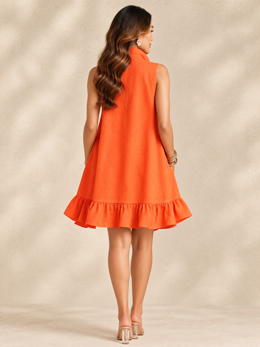 Lina | Robe fluide d’été avec zip élégant