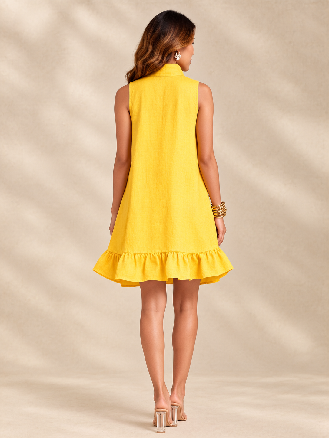 Lina | Robe fluide d’été avec zip élégant