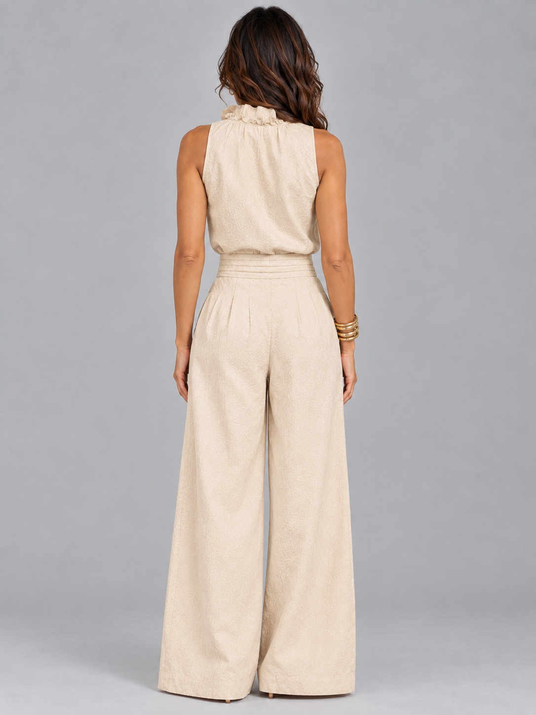 Chloé | Ensemble élégant avec haut et pantalon large