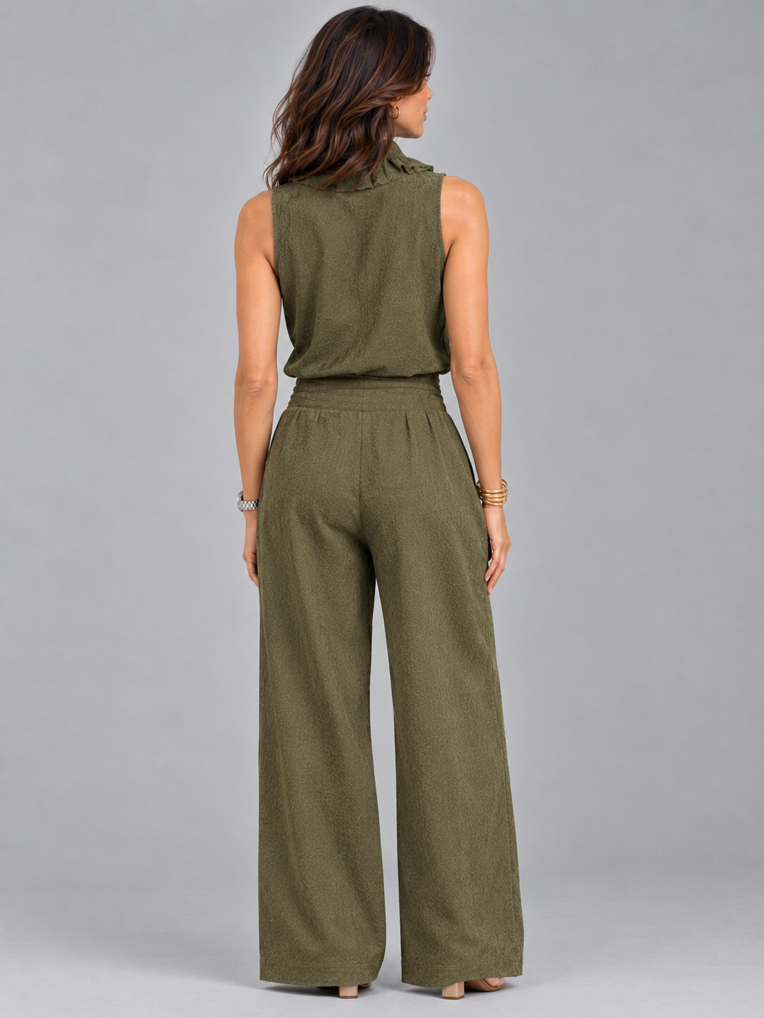 Chloé | Ensemble élégant avec haut et pantalon large