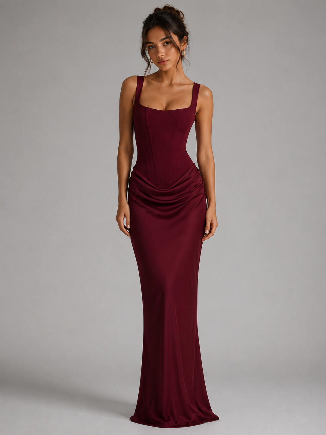 ARIA – ROBE MAXI SCULPTANTE EFFET CORSET