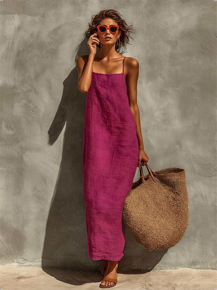 Sophie | Robe longue minimaliste et légère