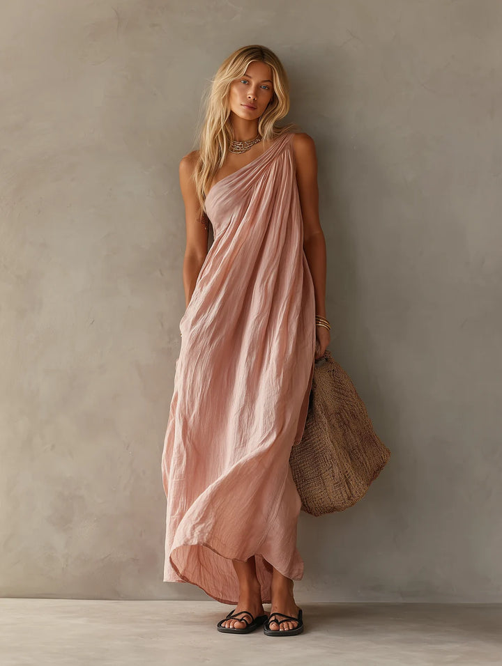 Geneviève | Robe Longue Drapée