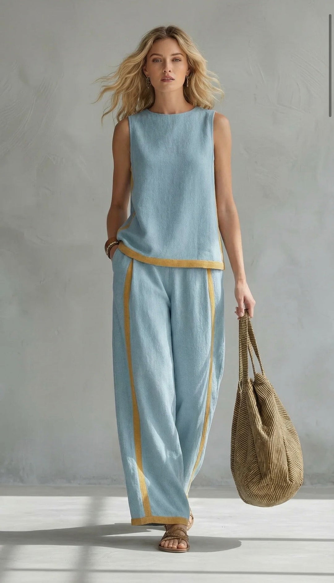 Élise™ | Ensemble fluide en mélange de lin