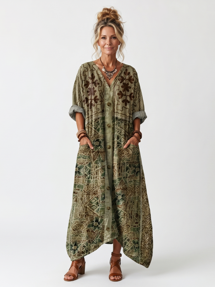 Margaux™ | Robe longue asymétrique