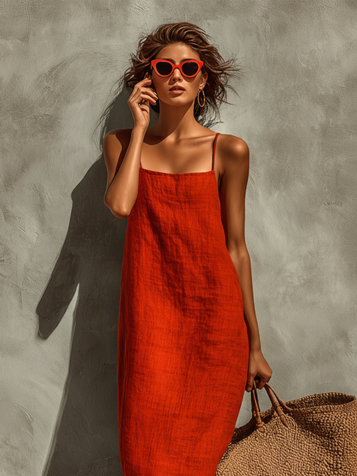Sophie | Robe longue minimaliste et légère