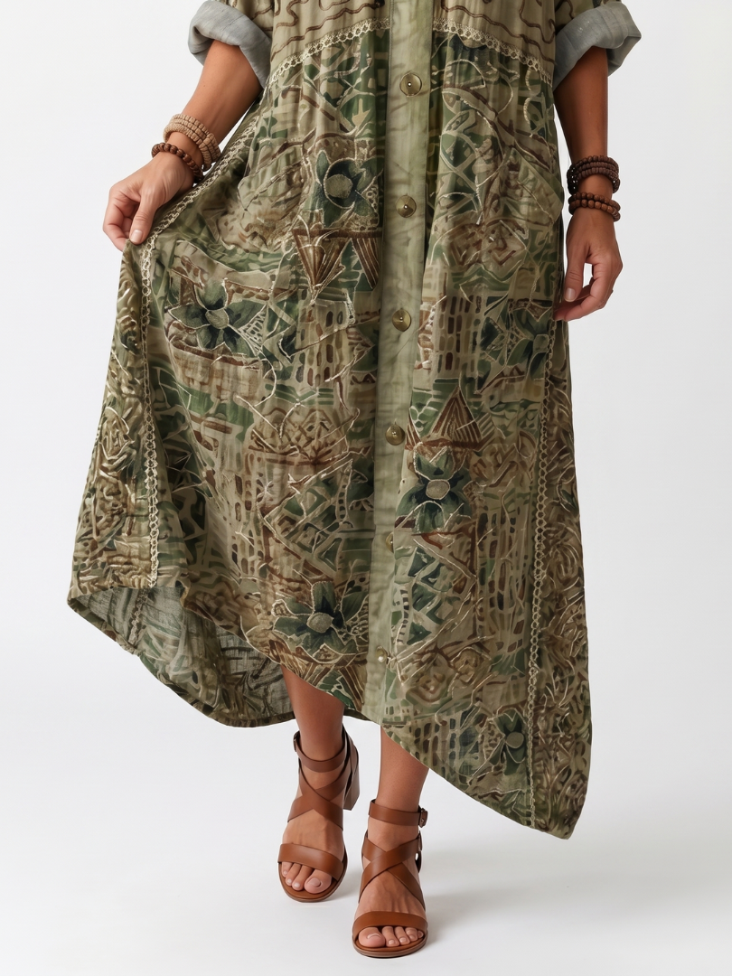 Margaux™ | Robe longue asymétrique