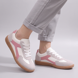 Célestine – Baskets rétro en cuir