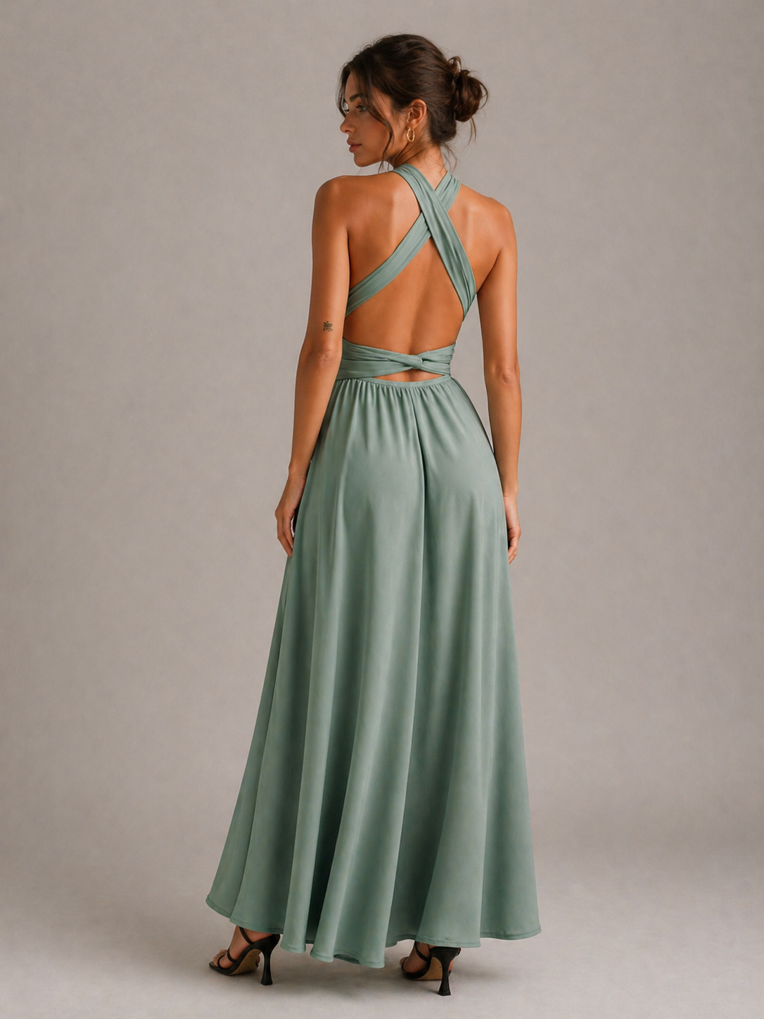 CLÉA – ROBE LONGUE MULTI-POSITIONS