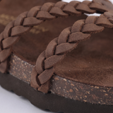 Margot – Sandales tressées à semelle liège