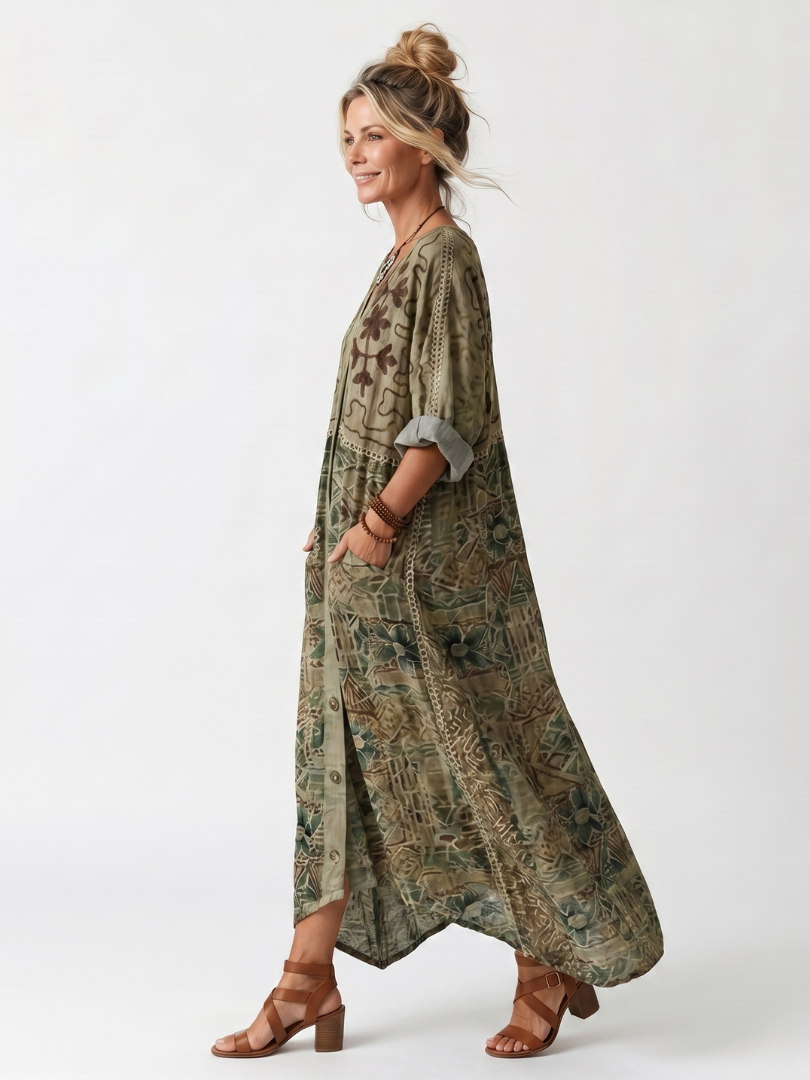 Margaux™ | Robe longue asymétrique