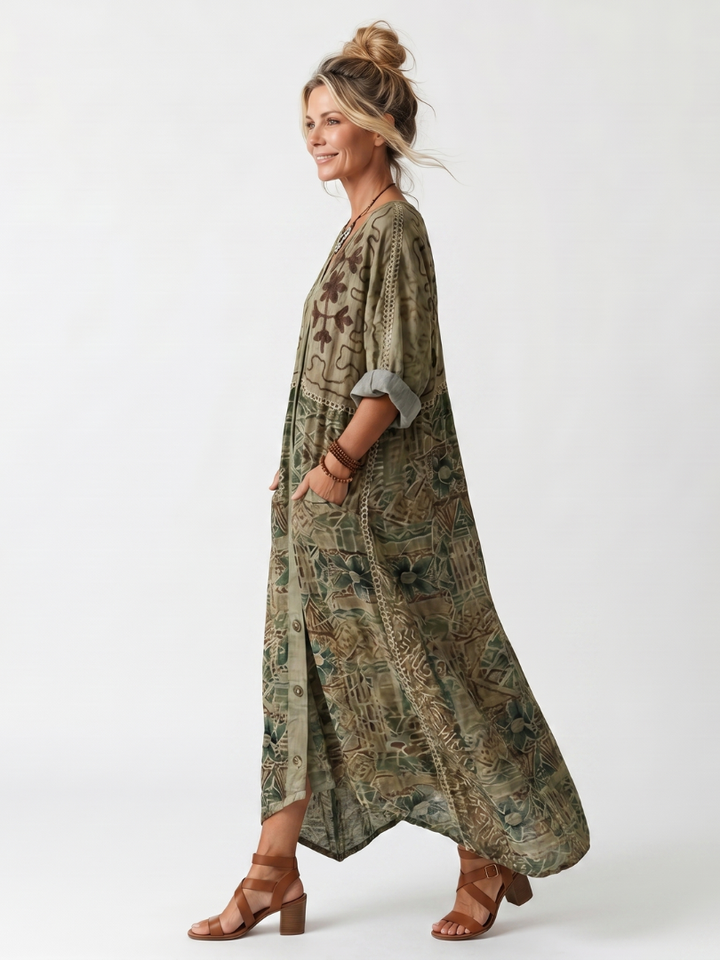 Margaux™ | Robe longue asymétrique