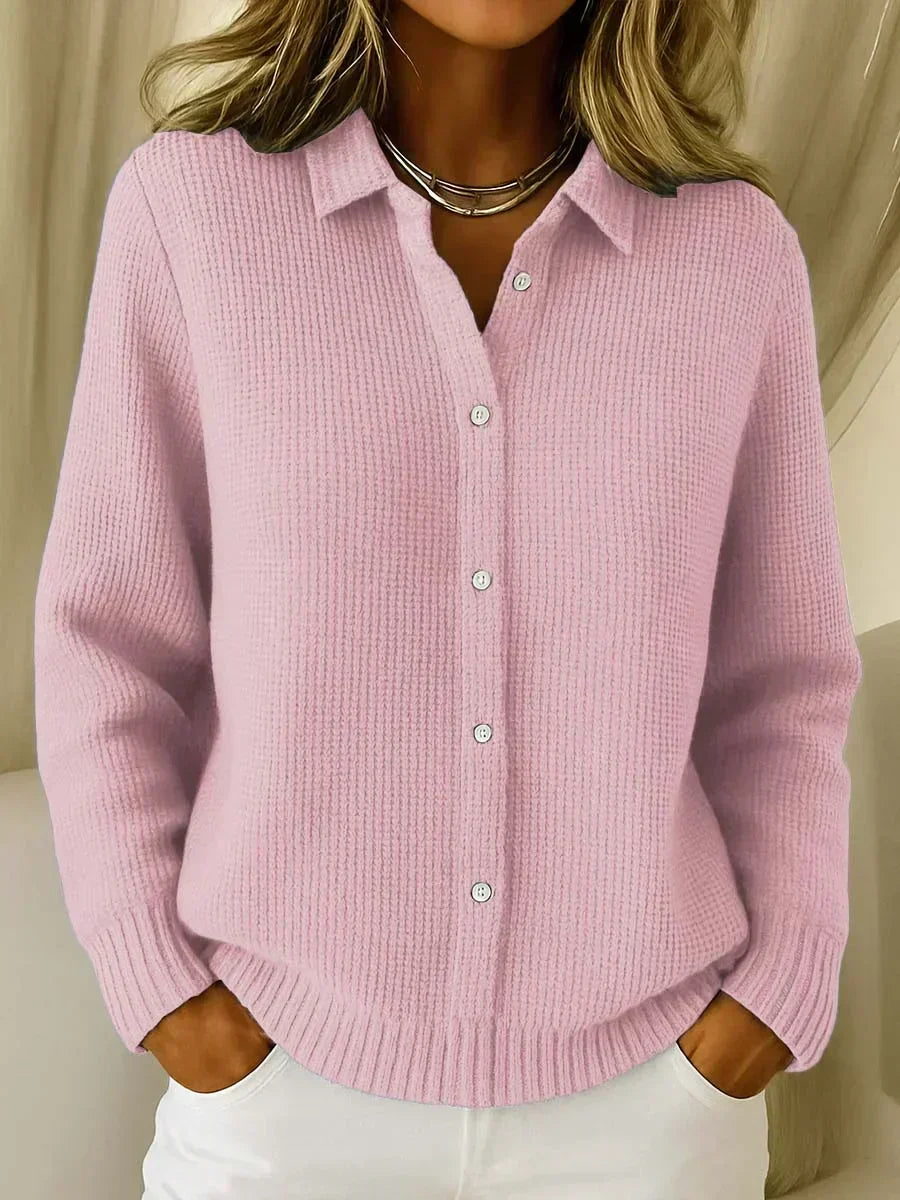 Camille™ | Veste en maille texturée avec boutons