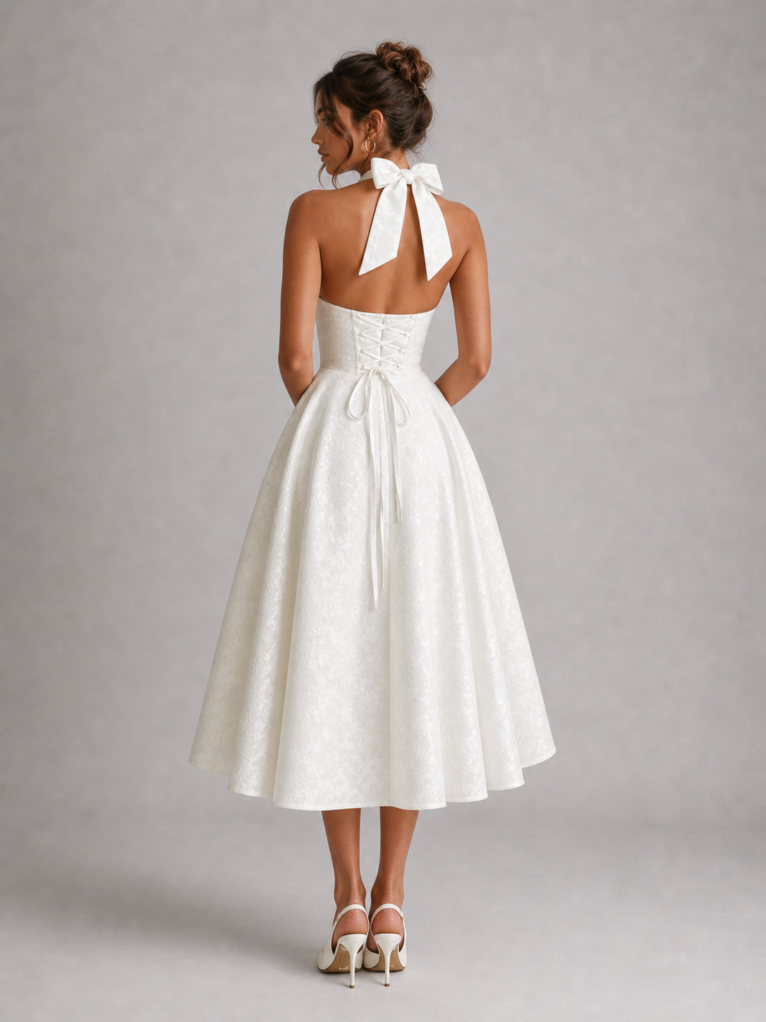CATALINA - ROBE MIDI ROMANTIQUE AU CHARME DE RÊVE