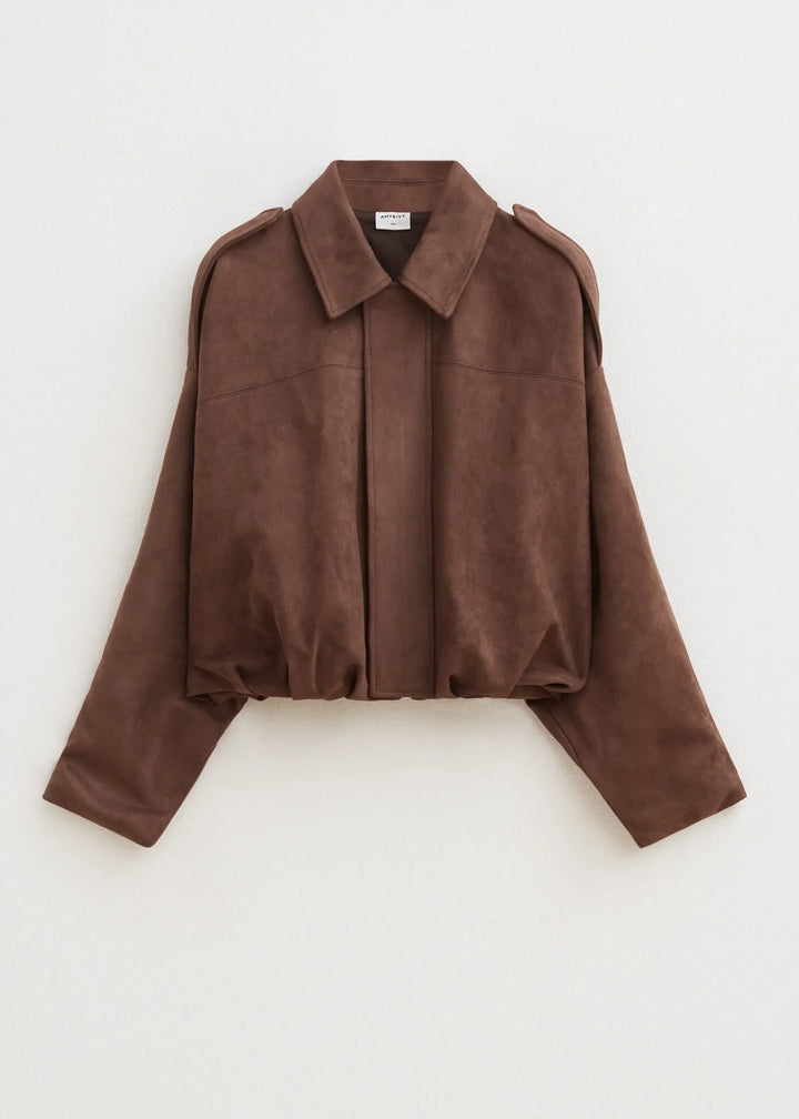 Camille™ | Veste Cropped en Suède