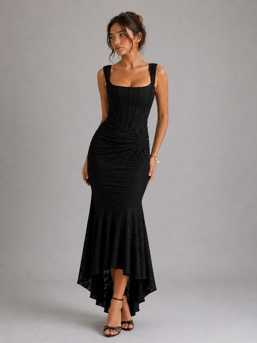 AURÉLIA - ROBE LONGUE ROMANTIQUE EN DENTELLE