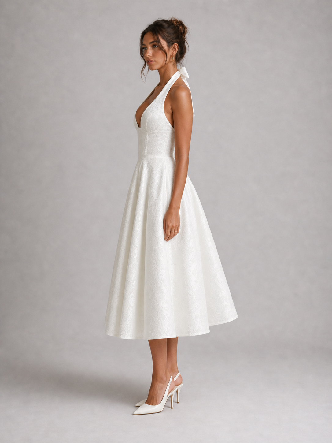 CATALINA - ROBE MIDI ROMANTIQUE AU CHARME DE RÊVE