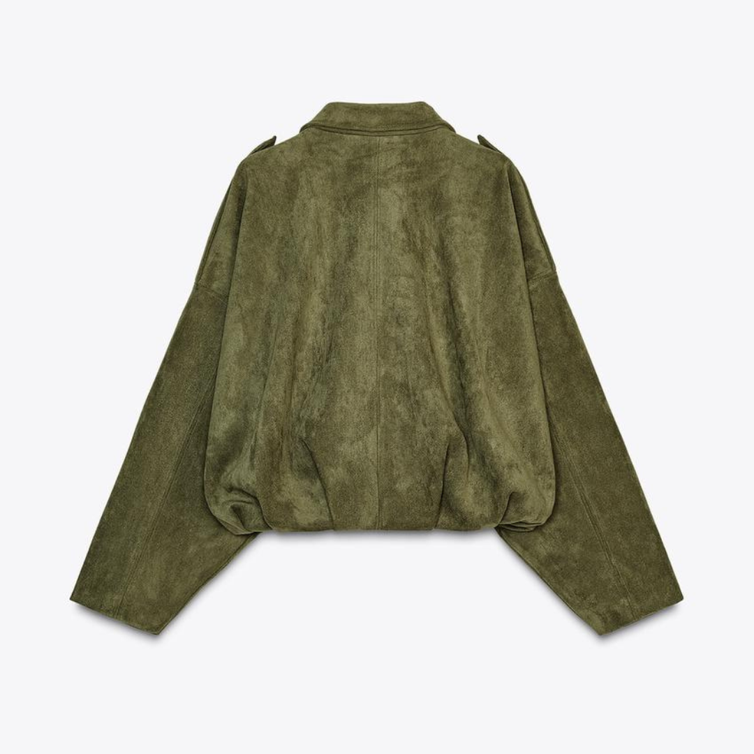 Clara™ | Veste en Faux Suede