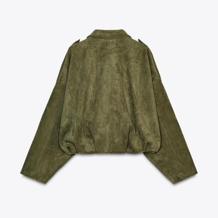 Clara™ | Veste en Faux Suede