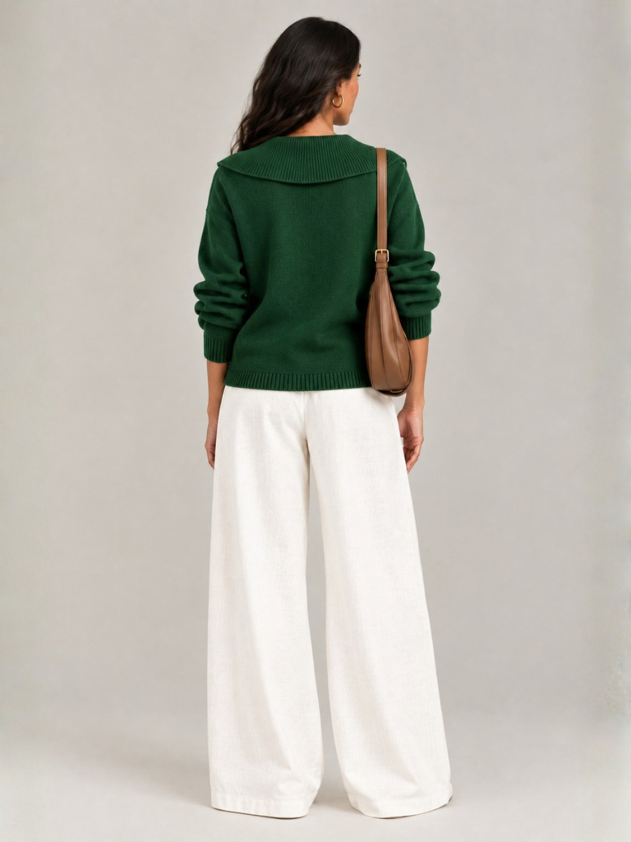 Solange™ | Pull élégant à col roulé