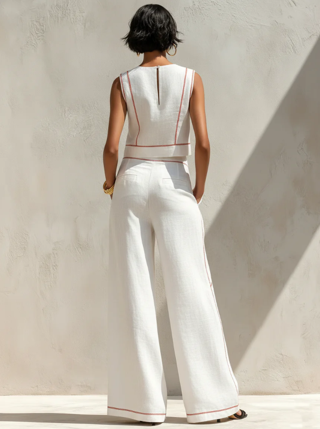 Ariane™ | Ensemble Chic à Jambes Larges