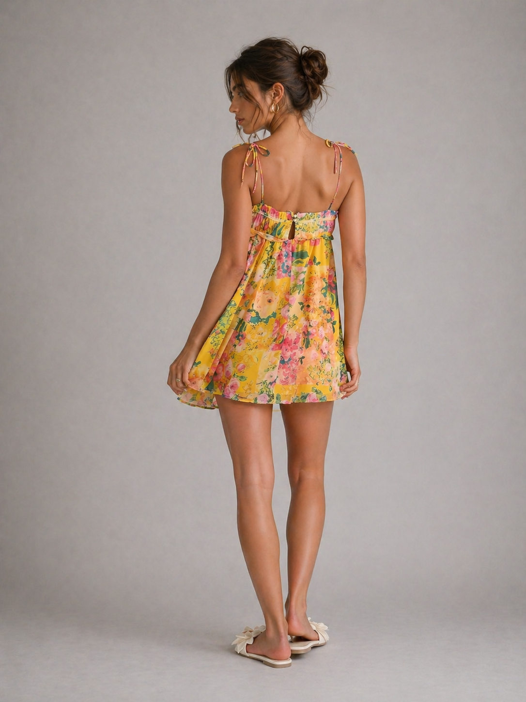 LUXEA – ROBE COURTE FLEURIE D’ÉTÉ