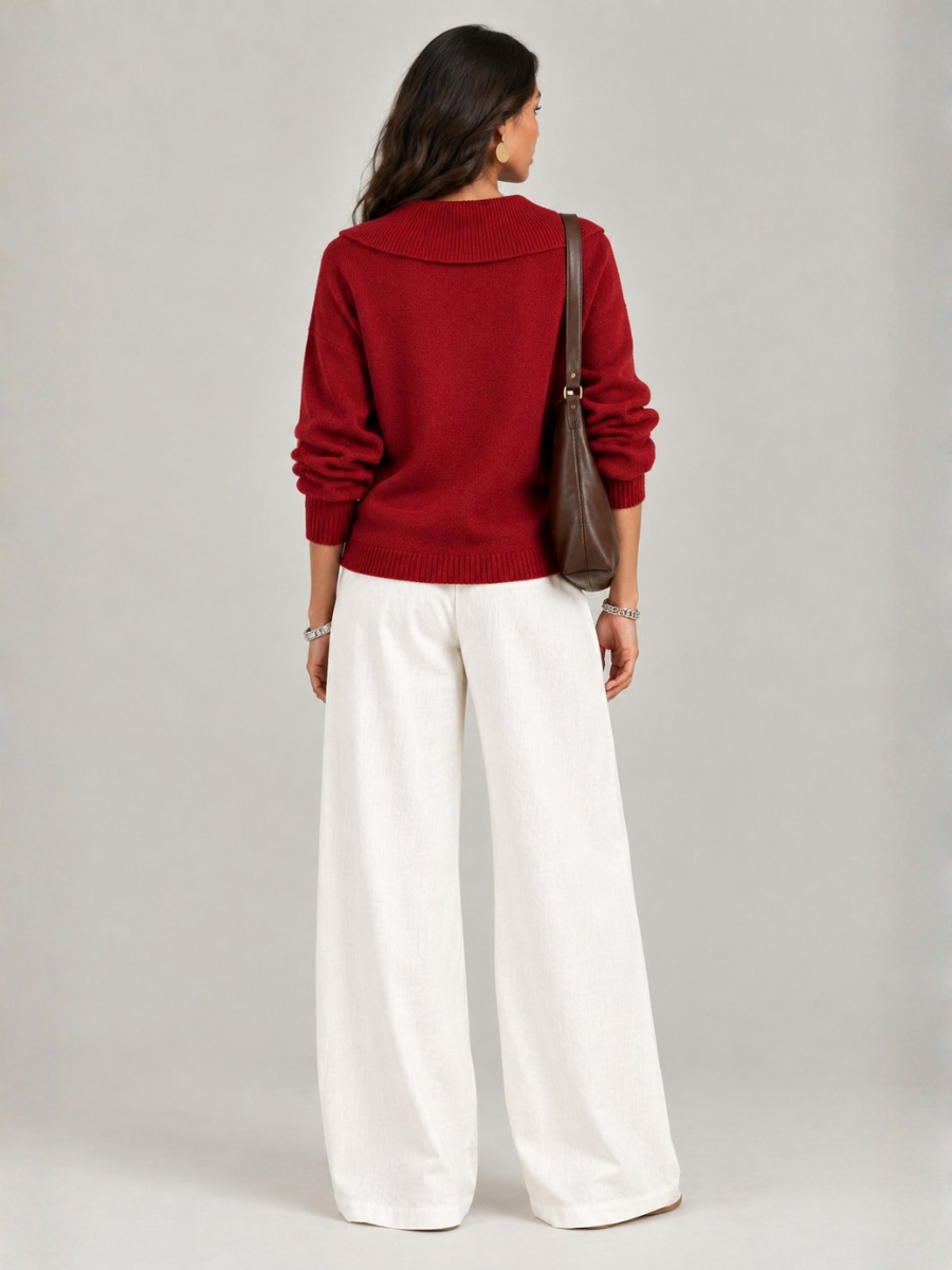 Solange™ | Pull élégant à col roulé