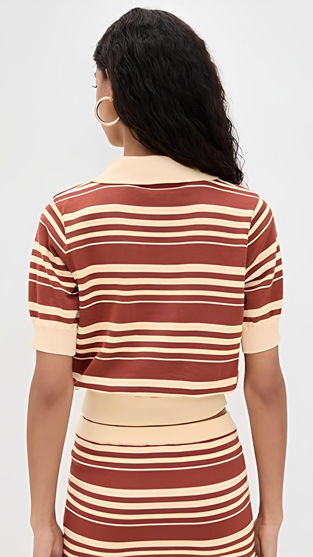 Margaux™ | Ensemble à rayures au style rétro