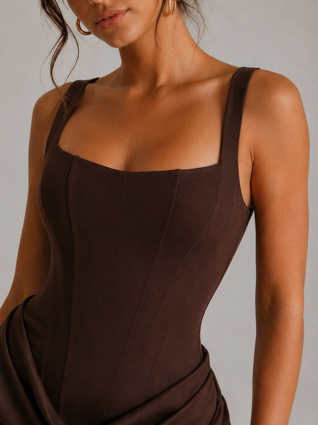 ARIA – ROBE MINI SCULPTANTE DRAPÉE