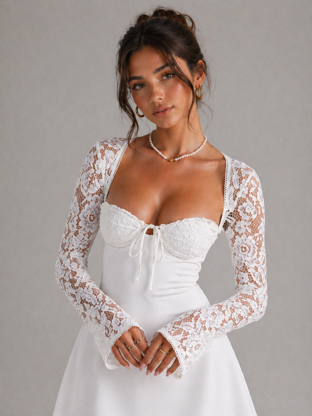 JACINTA – ROBE MINI EN DENTELLE