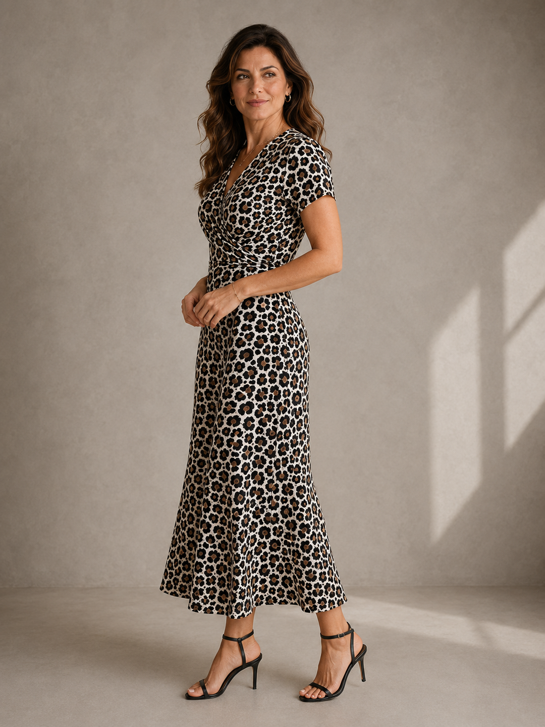 Margaux | Robe Élégante Imprimé Léopard