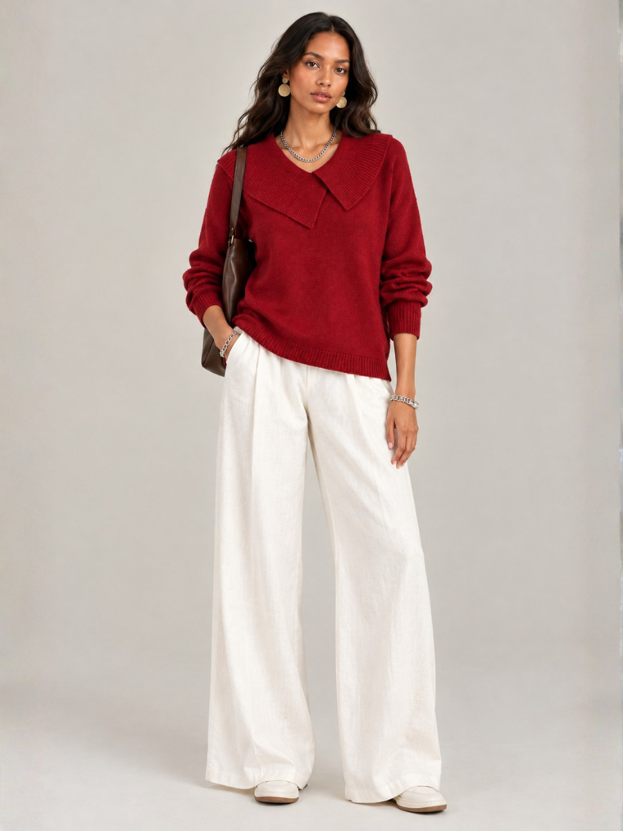 Solange™ | Pull élégant à col roulé