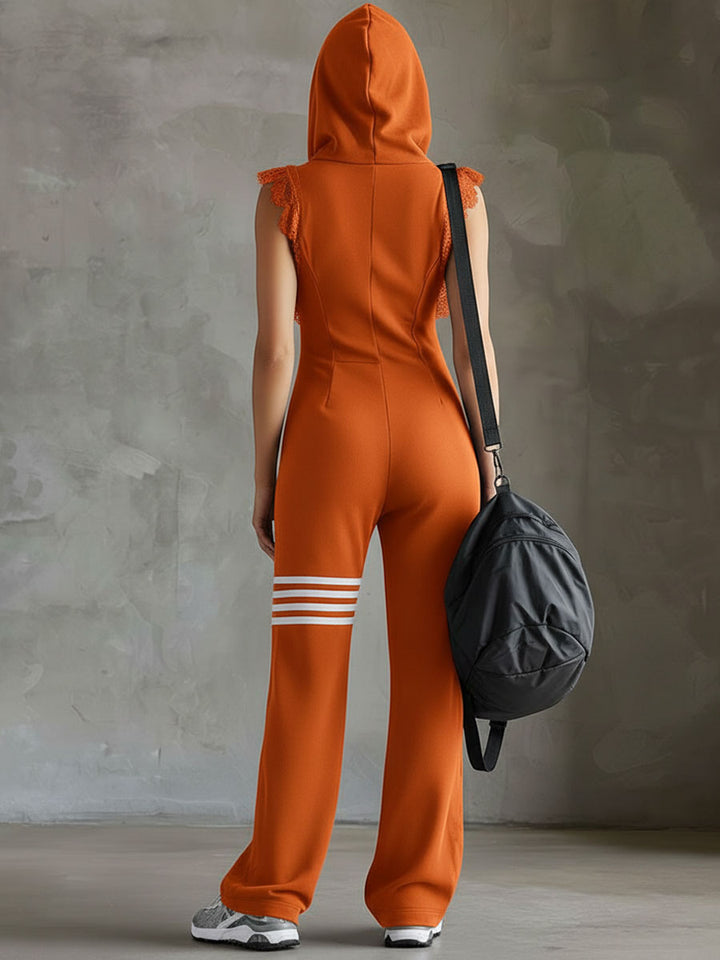 Allure Sportive | Combinaison Moderne à Capuche
