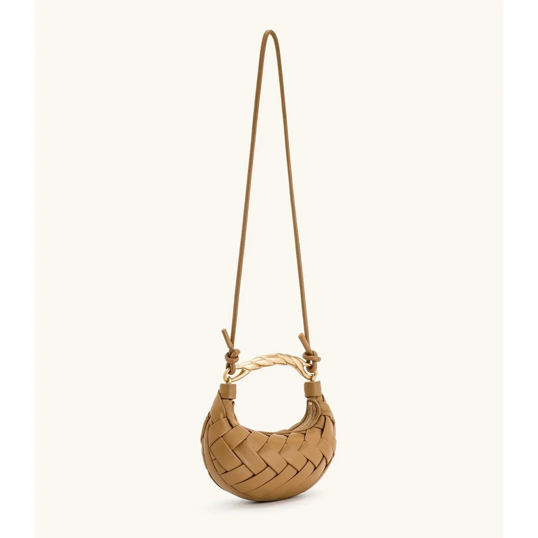 Solène™ | Sac Tressé en Cuir Végan