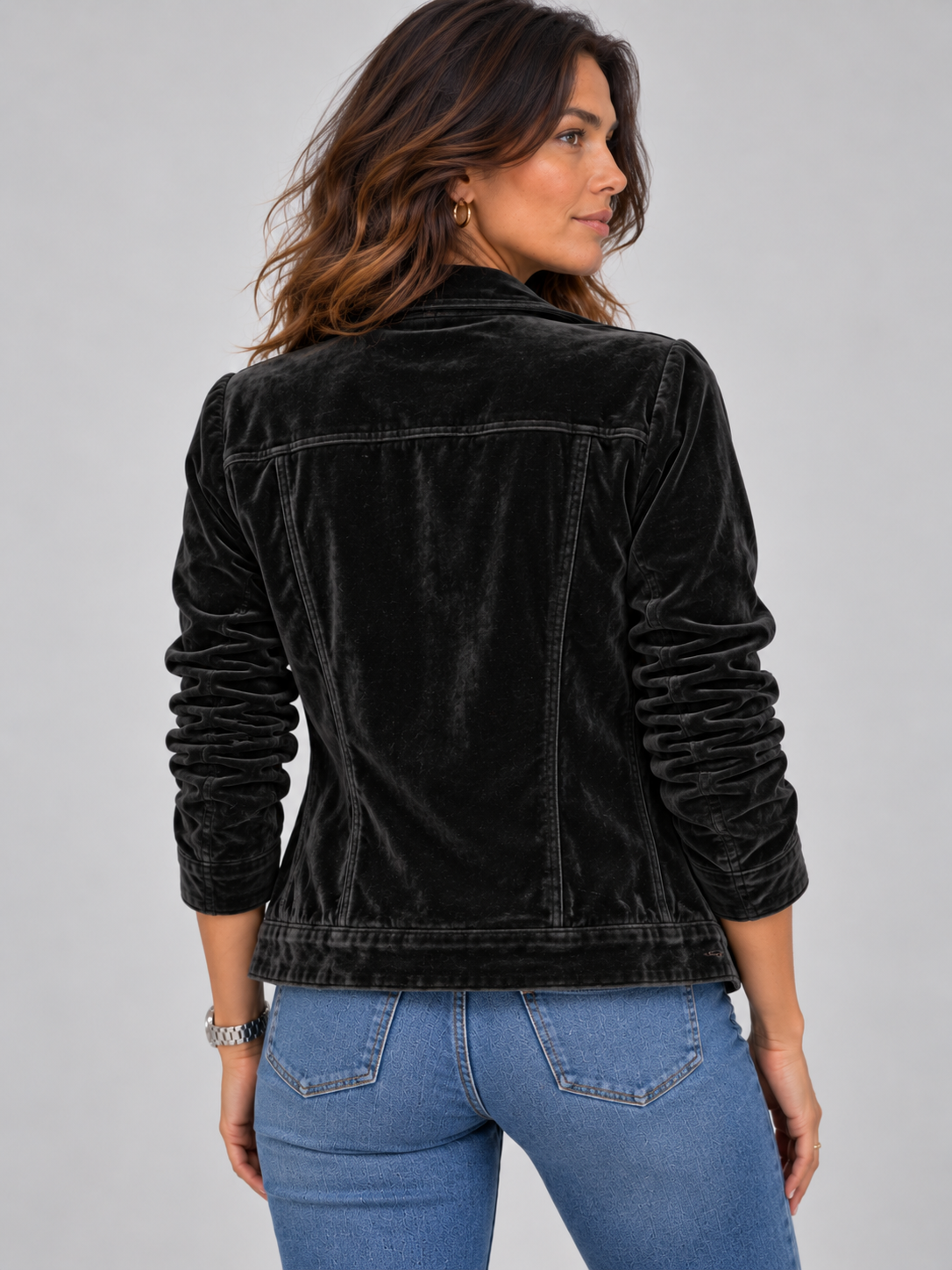 Juliette™ | Veste Élégante Effet Velours