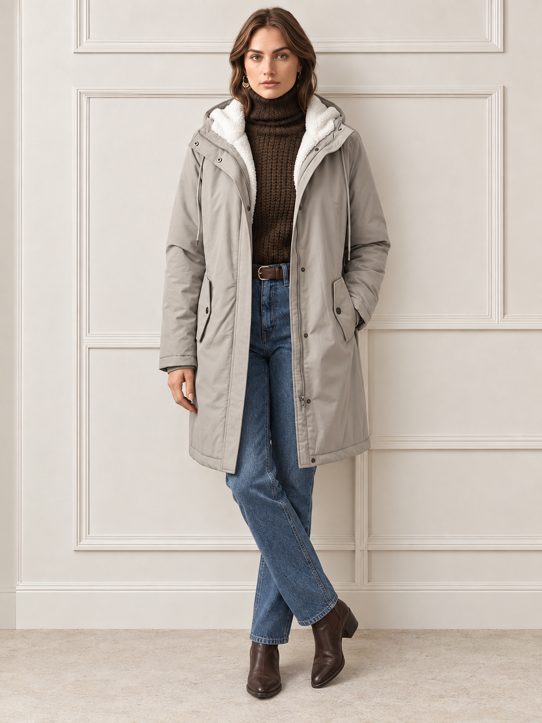 Margaux™ | Parka longue chaude à capuche