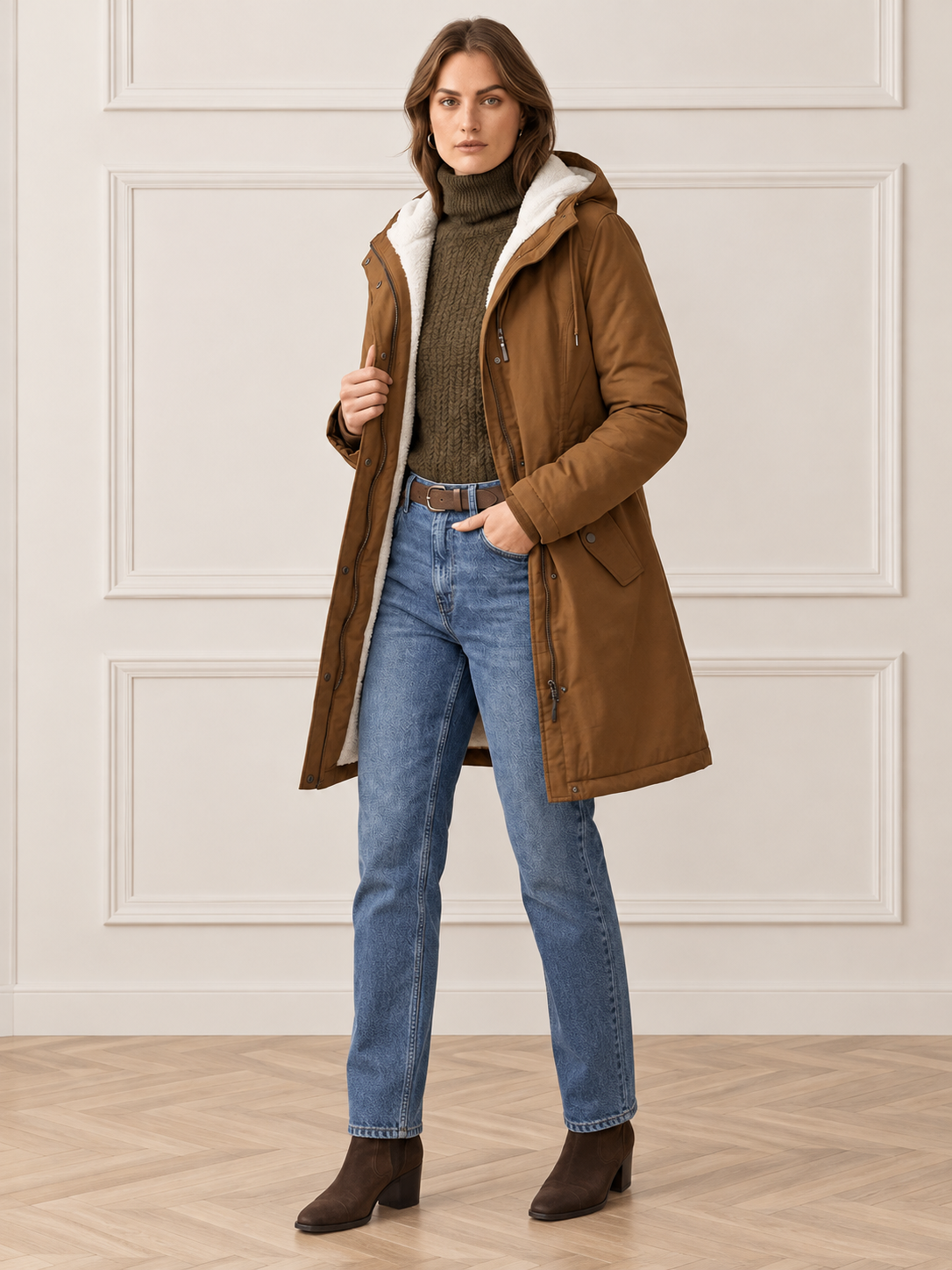 Margaux™ | Parka longue chaude à capuche